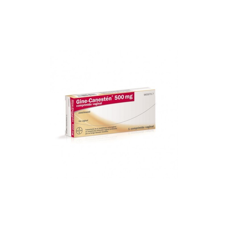 GINE-CANESTEN 500 mg 1 COMPRIMIDO VAGINAL