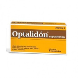 OPTALIDON 500 mg/75 mg 6 SUPOSITORIOS