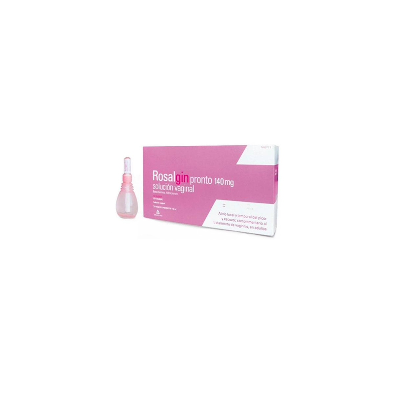 ROSALGIN PRONTO 140 mg SOLUCION VAGINAL 5 ENVASES UNIDOSIS 140 ml