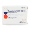 PARACETAMOL MABO EFG 650 mg 20 COMPRIMIDOS