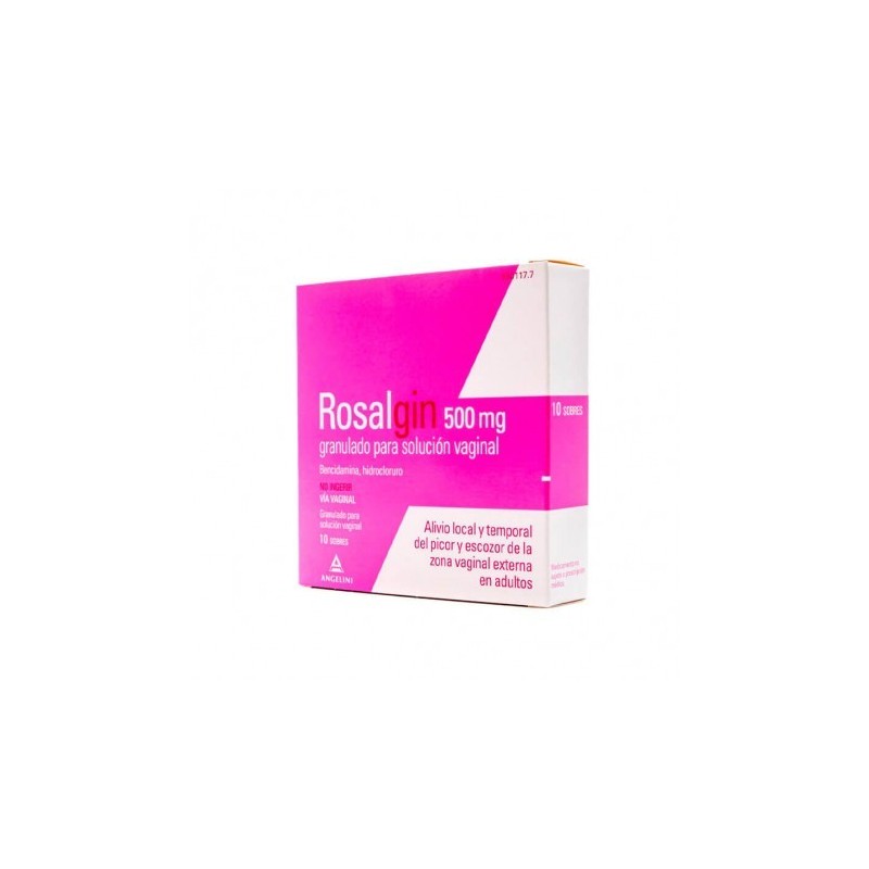 ROSALGIN 500 mg 10 SOBRES GRANULADO PARA SOLUCION VAGINAL