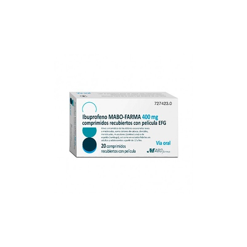 IBUPROFENO MABO-FARMA EFG 400 mg 20 COMPRIMIDOS RECUBIERTOS