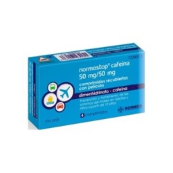 NORMOSTOP CAFEINA 50 mg/50 mg 4 COMPRIMIDOS RECUBIERTOS
