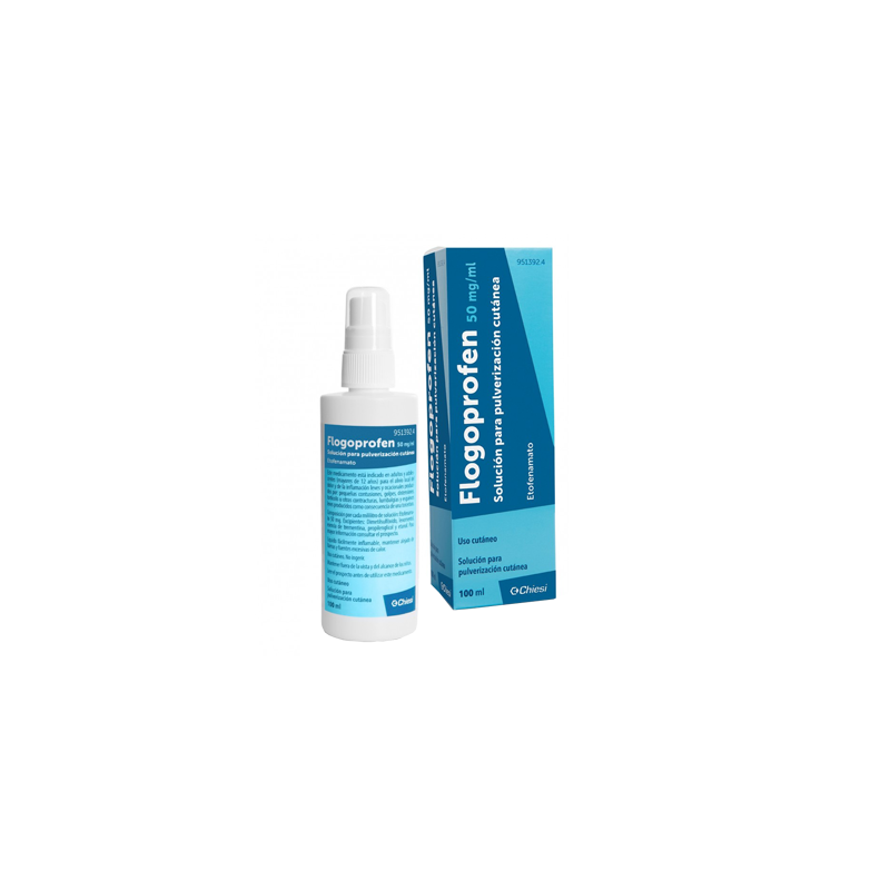 FLOGOPROFEN 50 mg/ml SOLUCION PARA PULVERIZACION CUTANEA 1 FRASCO 100 ml