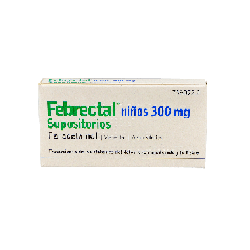 FEBRECTAL NIÑOS 300 mg 6 SUPOSITORIOS