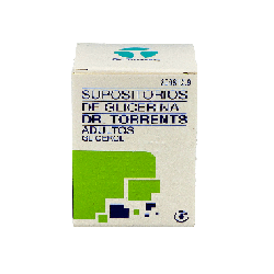 SUPOSITORIOS DE GLICERINA DR. TORRENTS ADULTOS 3,27 g 12 SUPOSITORIOS