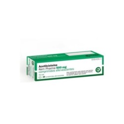 ACETILCISTEINA KERN PHARMA EFG 600 mg 20 COMPRIMIDOS EFERVESCENTES
