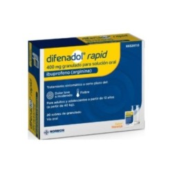 DIFENADOL RAPID EFG 400 mg 20 SOBRES GRANULADO PARA SOLUCION ORAL
