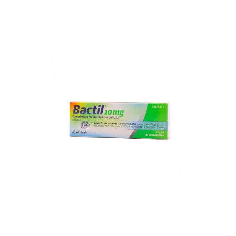 BACTIL 10 mg 20 COMPRIMIDOS RECUBIERTOS