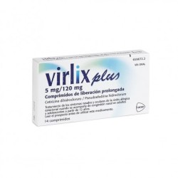 VIRLIX PLUS 5 mg/120 mg 14 COMPRIMIDOS LIBERACION PROLONGADA