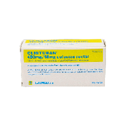 CLISTERAN 450 mg/ml + 45 mg/ml SOLUCION RECTAL 4 ENEMAS 5 ml