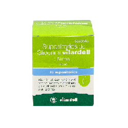 SUPOSITORIOS DE GLICERINA VILARDELL NIÑOS 1,58 g 18 SUPOSITORIOS