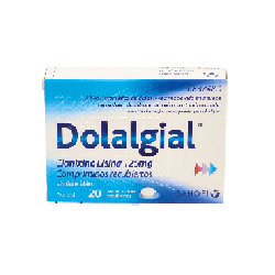 DOLALGIAL CLONIXINO LISINA 125 mg 20 COMPRIMIDOS RECUBIERTOS