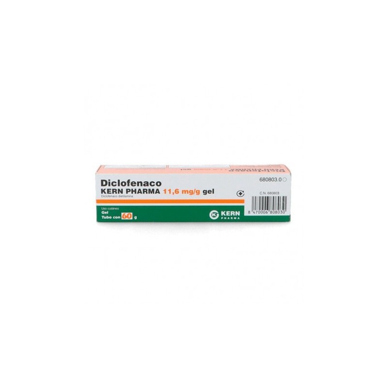 DICLOFENACO KERN PHARMA 11,6 mg/g GEL CUTANEO 1 TUBO 60 g