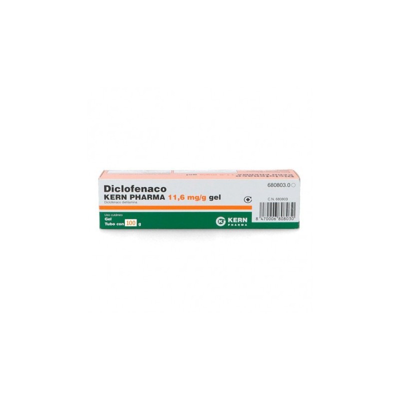 DICLOFENACO KERN PHARMA 11,6 mg/g GEL CUTANEO 1 TUBO 100 g