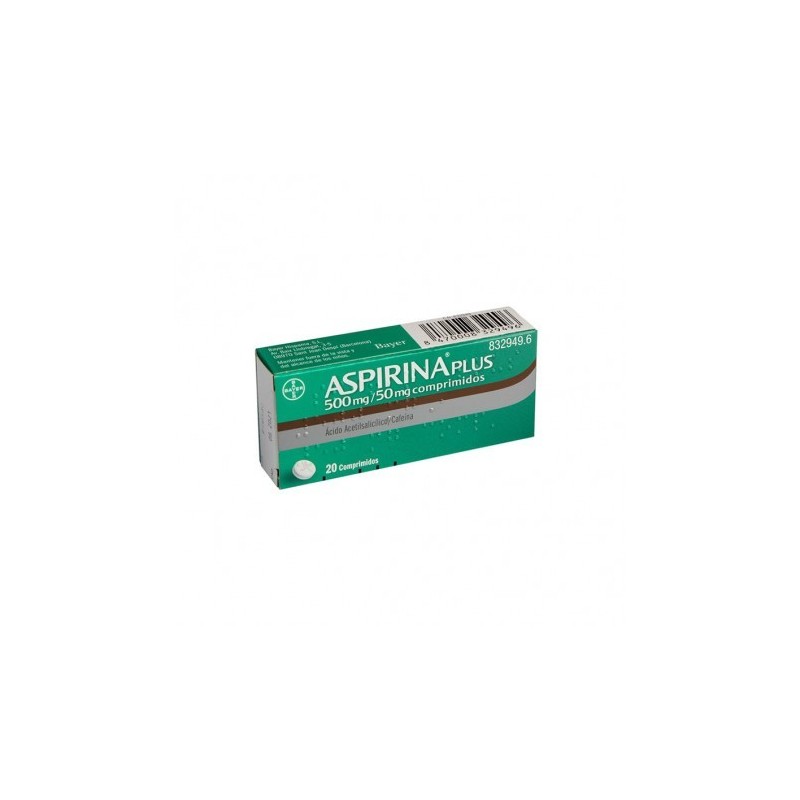 ASPIRINA PLUS 500 mg/50 mg 20 COMPRIMIDOS