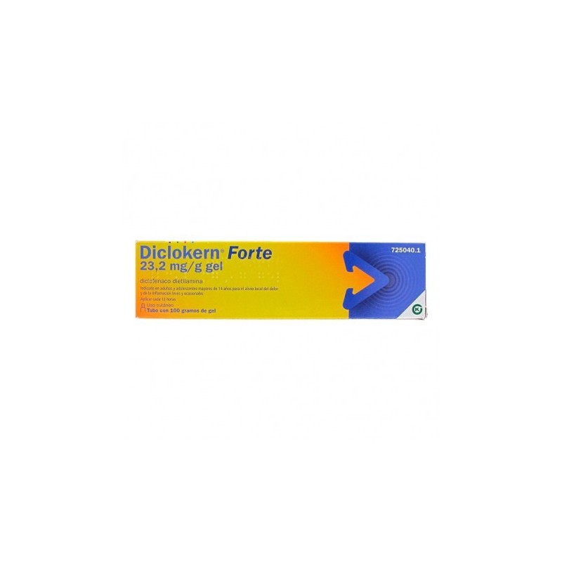 DICLOKERN FORTE 23,2 mg/g GEL CUTANEO 1 TUBO 100 g