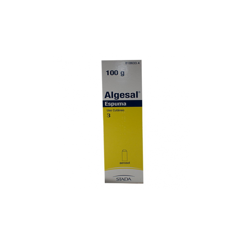 ALGESAL 10 mg/g + 100 mg/g ESPUMA CUTANEA 1 ENVASE A PRESION 100 g