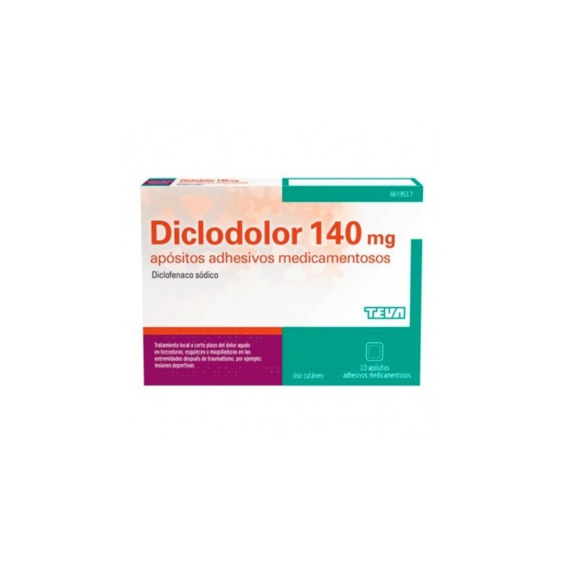 DICLODOLOR 140 mg 10 APOSITOS ADHESIVOS MEDICAMENTOSOS