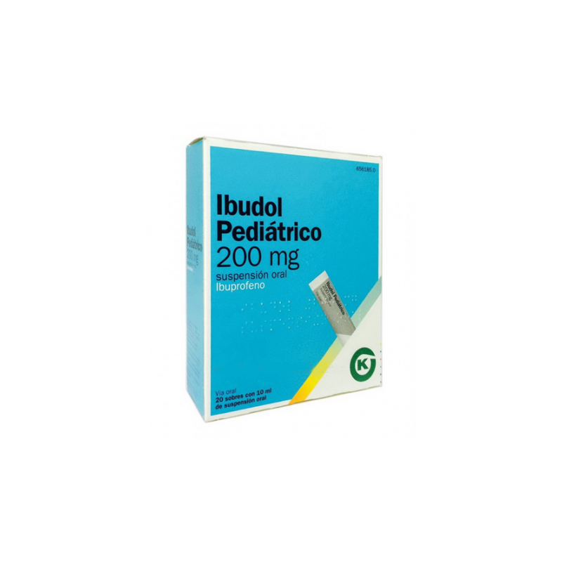 IBUDOL PEDIATRICO 200 mg 20 SOBRES SUSPENSION ORAL 10 ml
