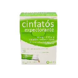 CINFATOS EXPECTORANTE 10 mg/100 mg 18 SOBRES SOLUCION ORAL