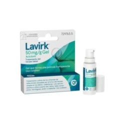 LAVIRK 50 mg/g GEL CUTANEO 1 TUBO 5 g + BOMBA DOSIFICADORA