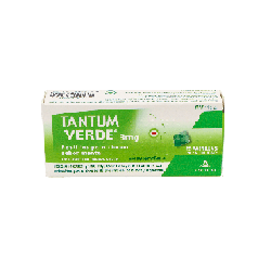 TANTUM VERDE 3 mg 20 PASTILLAS PARA CHUPAR (SABOR MENTA)