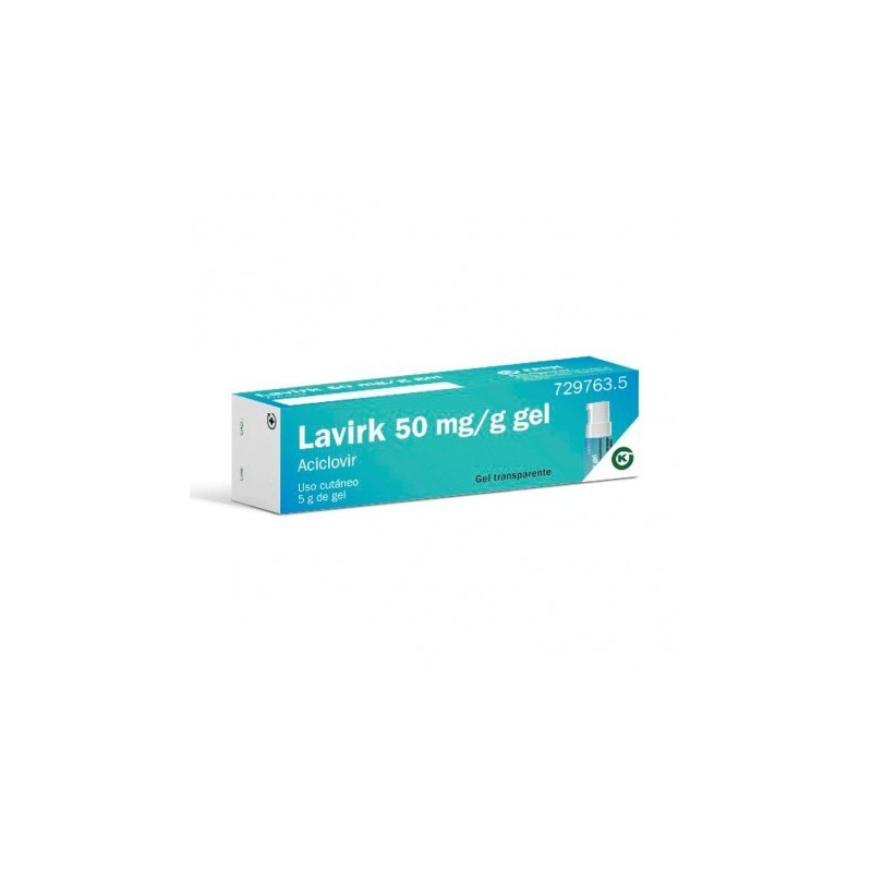 LAVIRK 50 mg/g GEL CUTANEO 1 TUBO 5 g + BOMBA DOSIFICADORA