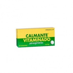 CALMANTE VITAMINADO PEREZGIMENEZ 20 COMPRIMIDOS