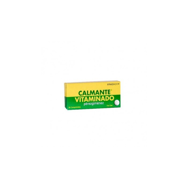 CALMANTE VITAMINADO PEREZGIMENEZ 20 COMPRIMIDOS