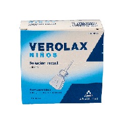 VEROLAX NIÑOS 1,8 ml SOLUCION RECTAL 6 ENEMAS 2,5 ml