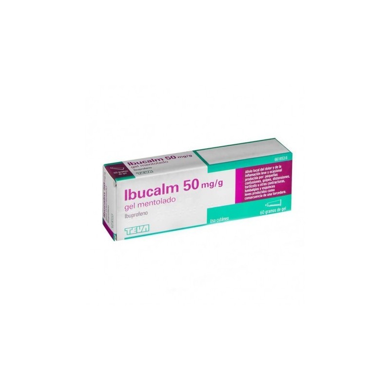 IBUCALM 50 mg/g GEL CUTANEO MENTOLADO 1 TUBO 60 g