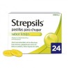 STREPSILS 24 PASTILLAS PARA CHUPAR (SABOR LIMON)