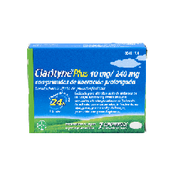 CLARITYNE PLUS 10 mg/240 mg 7 COMPRIMIDOS LIBERACION PROLONGADA
