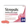 STREPSILS 24 PASTILLAS PARA CHUPAR (SABOR FRESA)