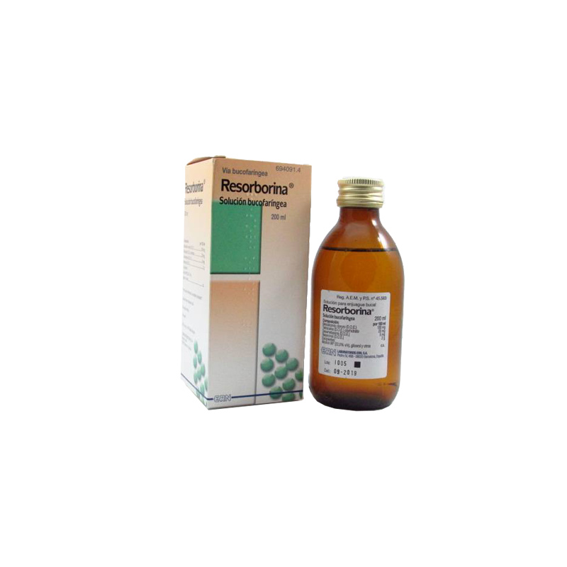 RESORBORINA SOLUCION BUCAL 1 FRASCO 200 ml
