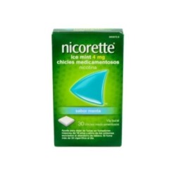 NICORETTE ICE MINT 4 mg 30 CHICLES MEDICAMENTOSOS