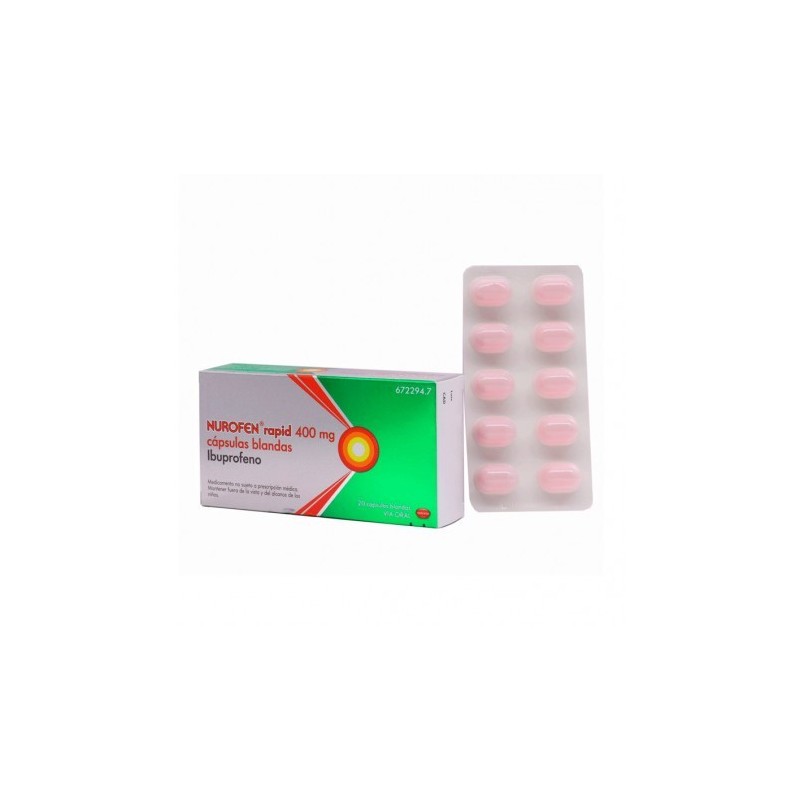 NUROFEN RAPID 400 mg 20 CAPSULAS BLANDAS