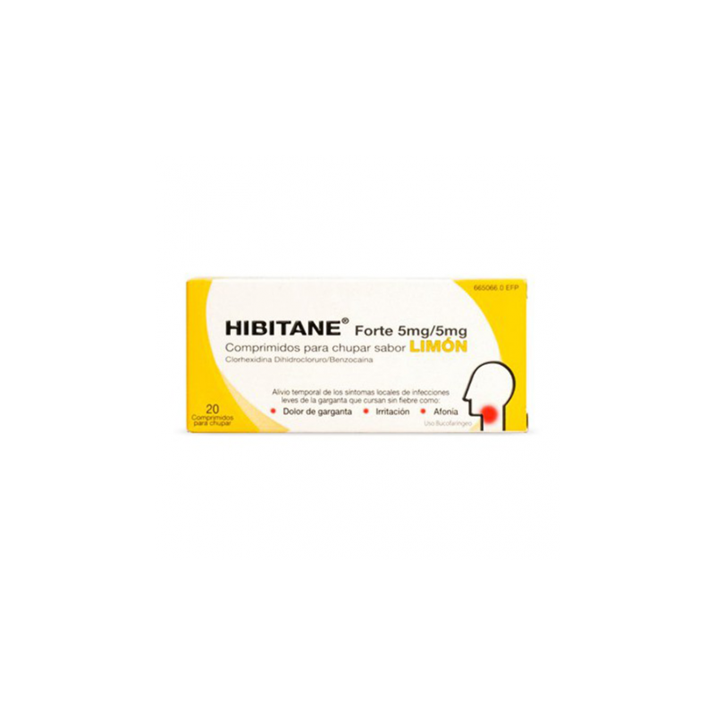 HIBITANE 5 mg/5 mg 20 COMPRIMIDOS PARA CHUPAR (SABOR LIMON)