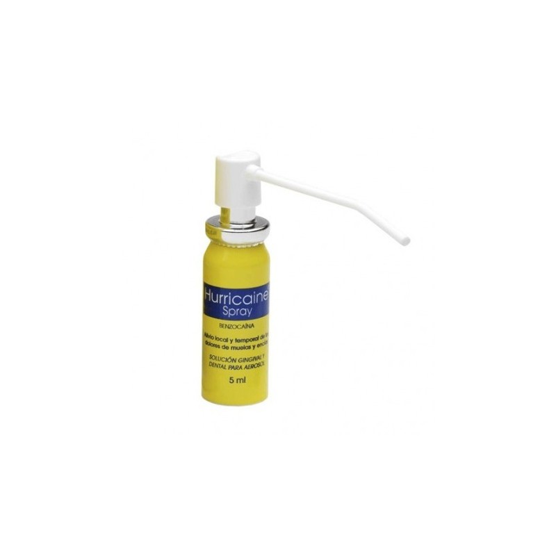 HURRICAINE SPRAY 200 mg/ml SOLUCION PARA PULVERIZACION BUCAL 1 FRASCO 5 ml