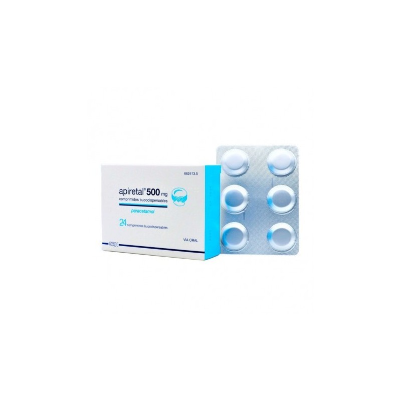 APIRETAL 500 mg 24 COMPRIMIDOS BUCODISPERSABLES