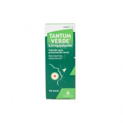 TANTUM VERDE 0,51 mg/PULSACION SOLUCION PARA PULVERIZACION BUCAL 1 FRASCO 15 ml