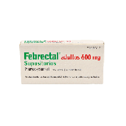 FEBRECTAL ADULTOS 600 mg 6 SUPOSITORIOS