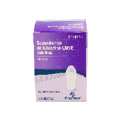 SUPOSITORIOS DE GLICERINA CUVE ADULTOS 3 g 12 SUPOSITORIOS
