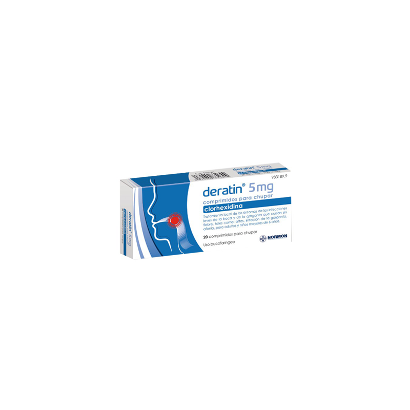 DERATIN 5 mg 20 COMPRIMIDOS PARA CHUPAR