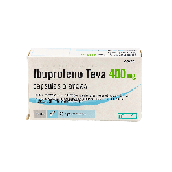 IBUPROFENO TEVA 400 mg 20 CAPSULAS BLANDAS