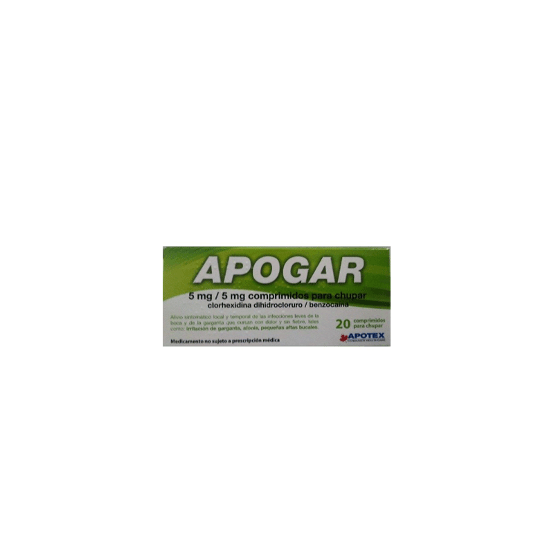 APOGAR 5 mg/5 mg 20 COMPRIMIDOS PARA CHUPAR