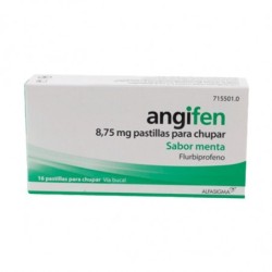 ANGIFEN 8,75 mg 16 PASTILLAS PARA CHUPAR (SABOR MENTA)
