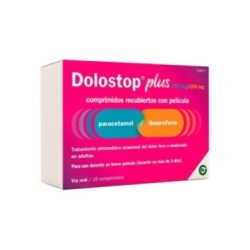 DOLOSTOP PLUS 500 mg/150 mg 16 COMPRIMIDOS RECUBIERTOS