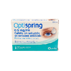 OPTISPRING 0,5 mg/ml COLIRIO EN SOLUCION 10 MONODOSIS 0,5 ml